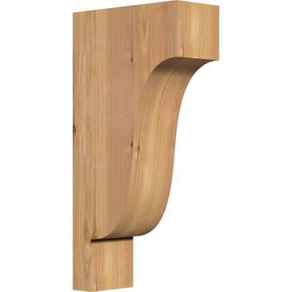 Ekena Millwork Newport Smooth Corbel, Western Red Cedar, 3 1/2"W x 8"D x 16"H COR04X08X16NEW00SWR - main